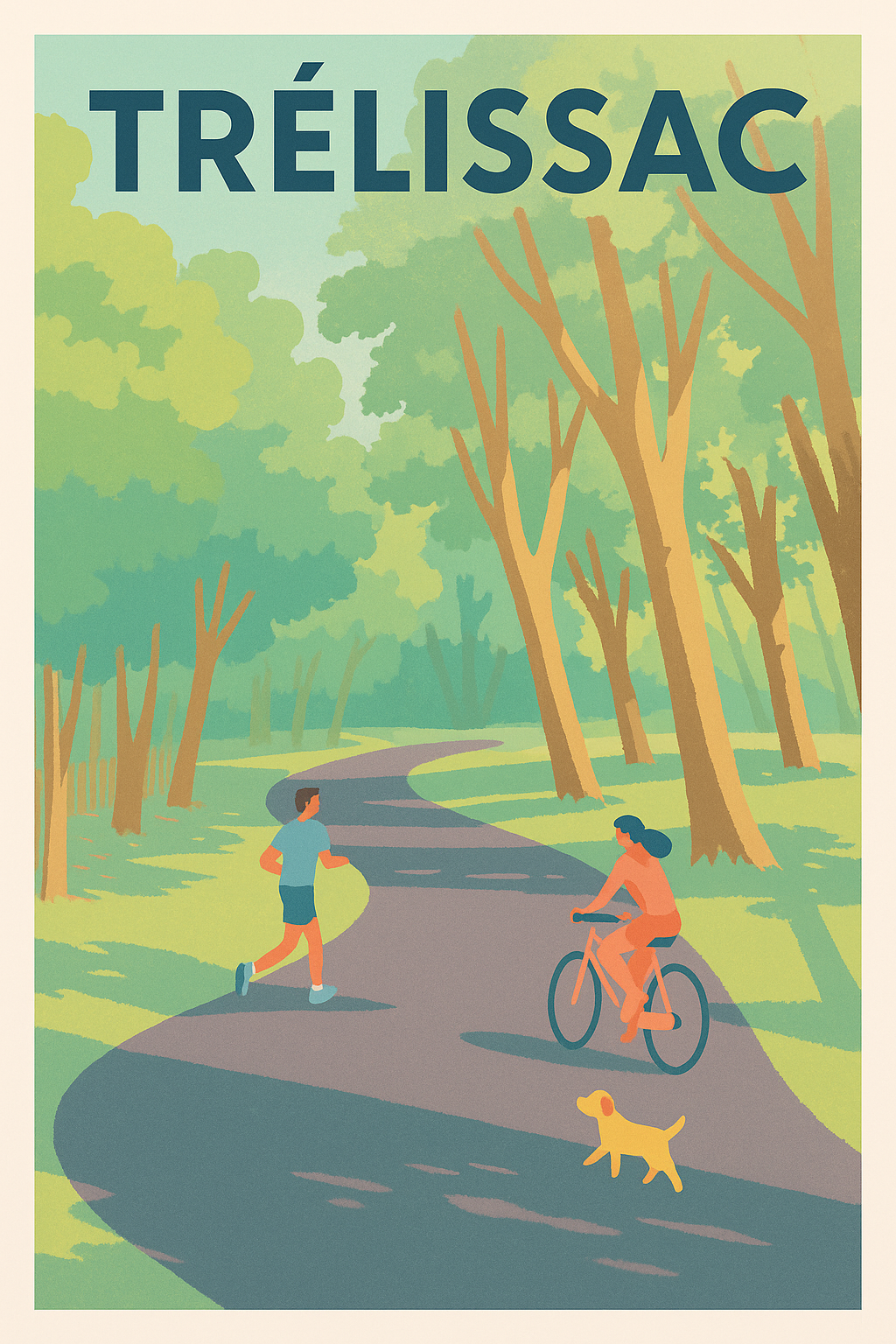 Affiche de Trélissac - Nature et détente en plein air