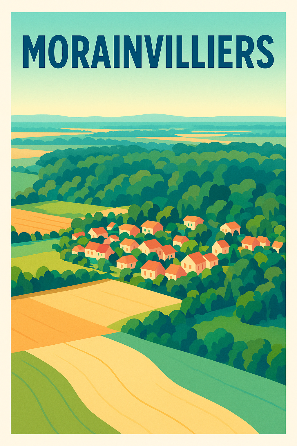 Affiche de Morainvilliers - Havre de verdure et douceur de vivre