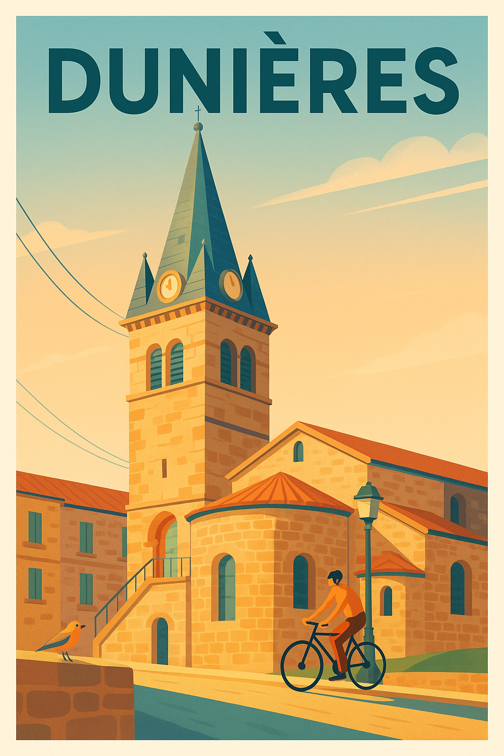 Affiche de Dunières - Charme et sérénité au cœur de la ville