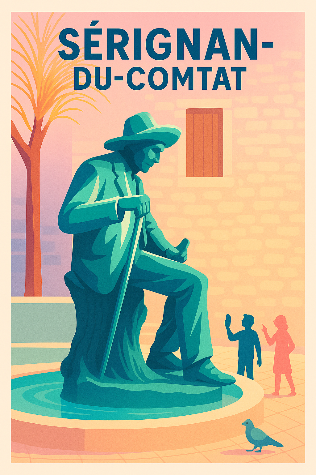 Affiche de Sérignan-du-Comtat - Charme et histoire au cœur du Comtat