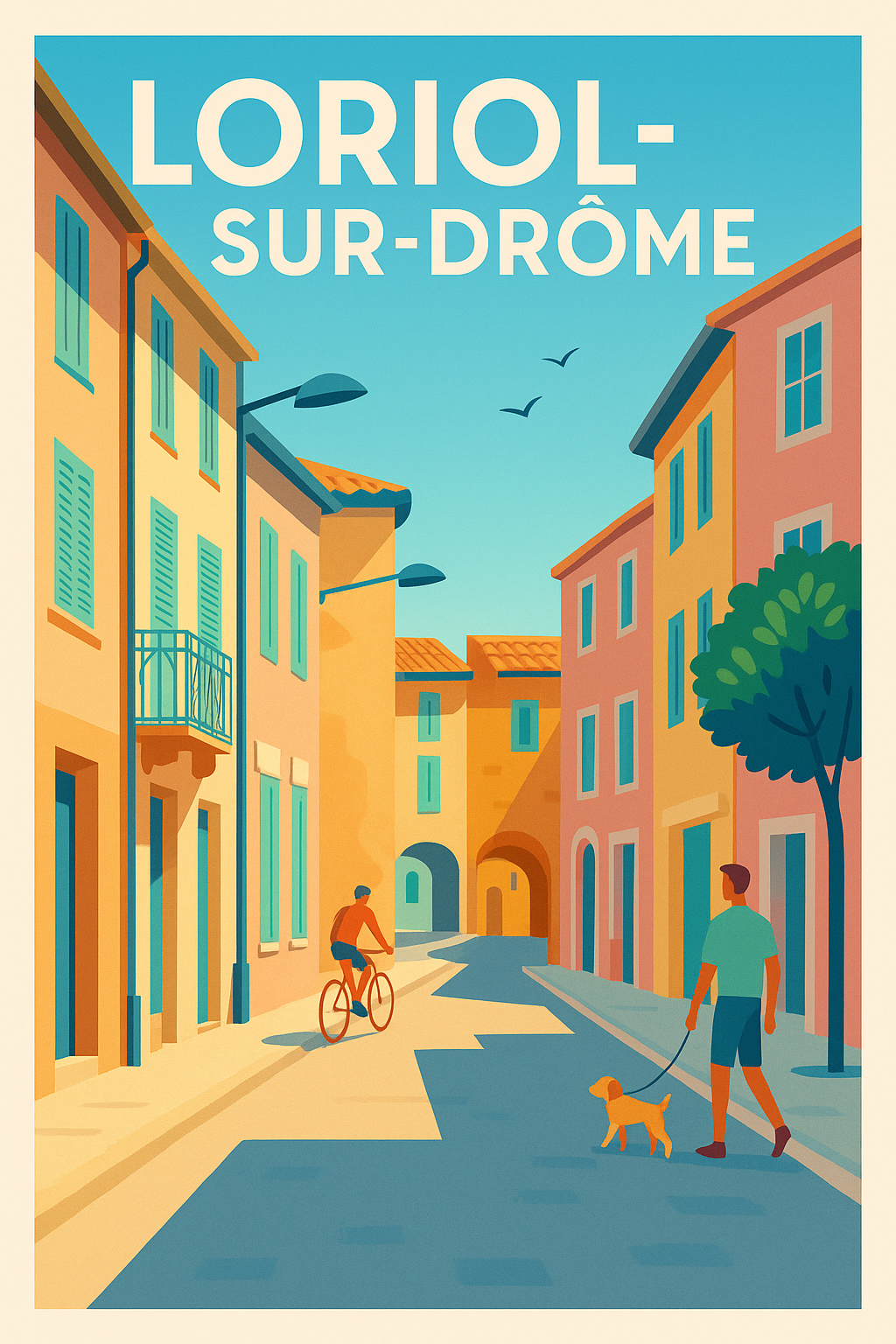 Affiche de Loriol-sur-Drôme - Charme et douceur de vie provençale