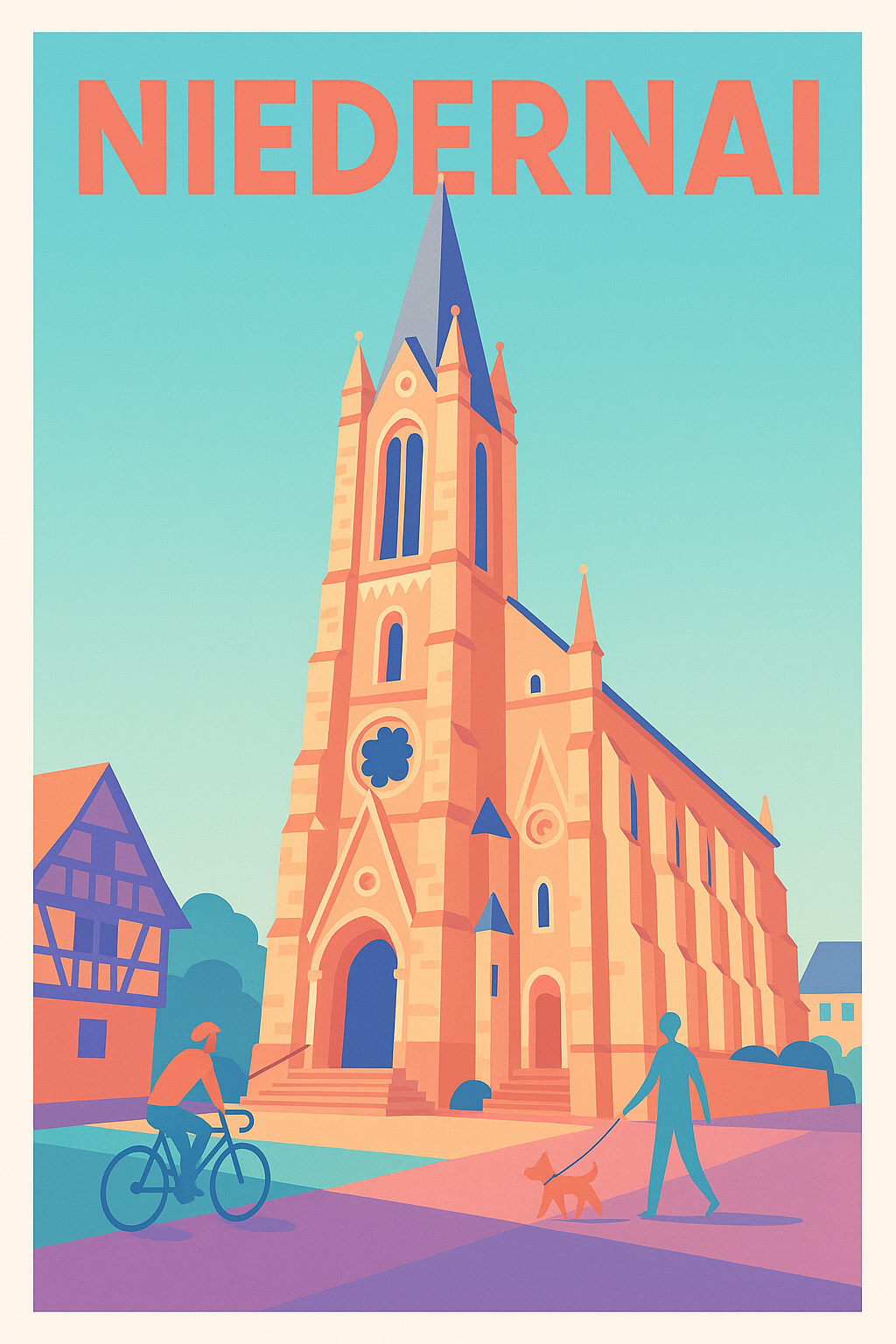 Affiche de Niedernai - Charme et patrimoine en lumière