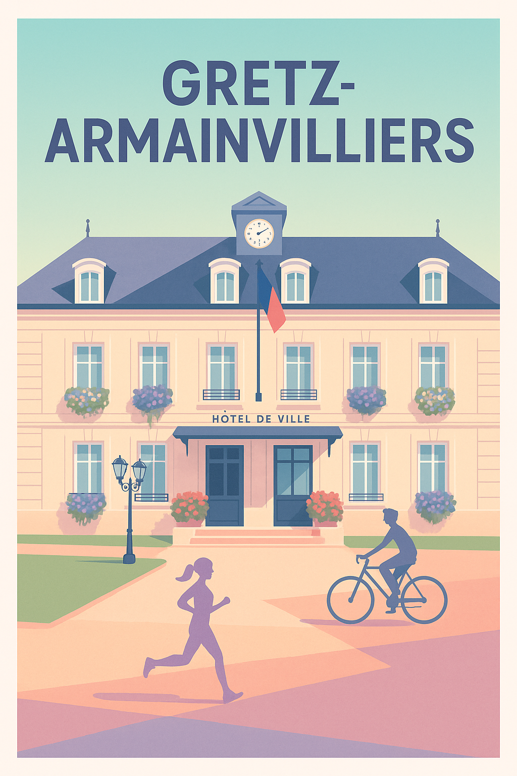 Affiche de Gretz-Armainvilliers - Charme et Vitalité au Cœur de la Ville