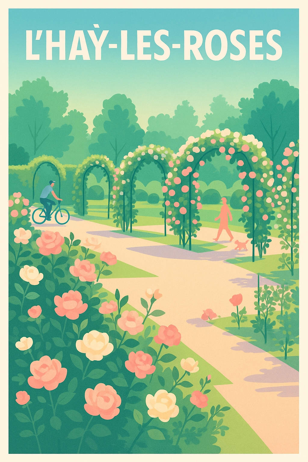 Affiche de L'Haÿ-les-Roses - Promenade fleurie au cœur du parc
