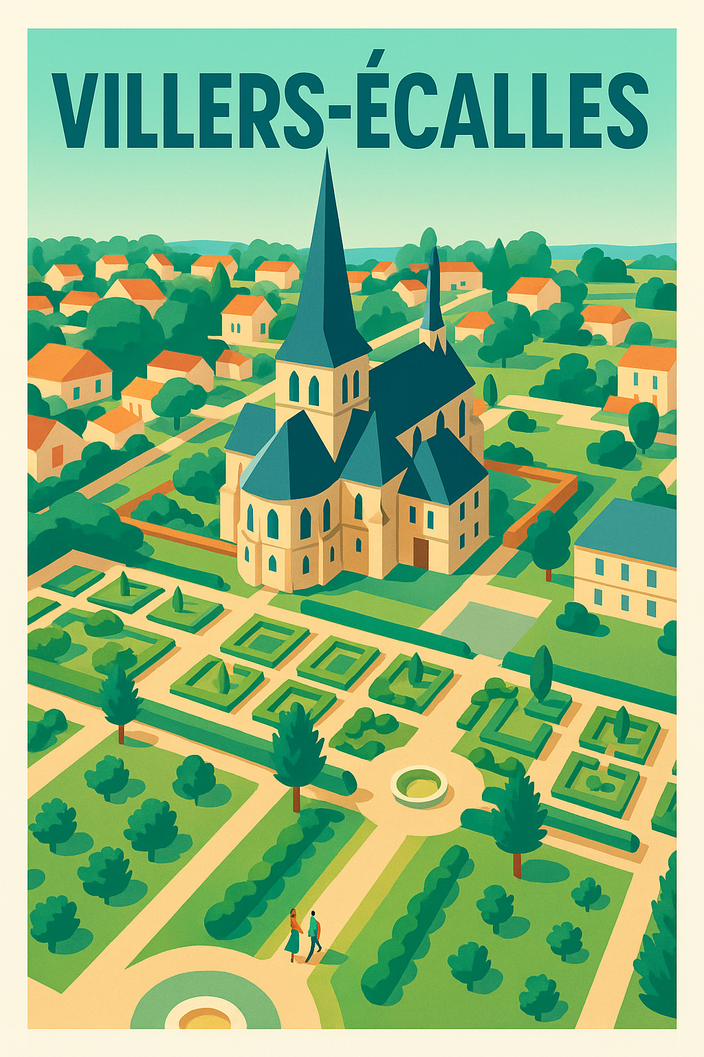 Affiche de Villers-Écalles - Charme et sérénité au cœur de la Normandie
