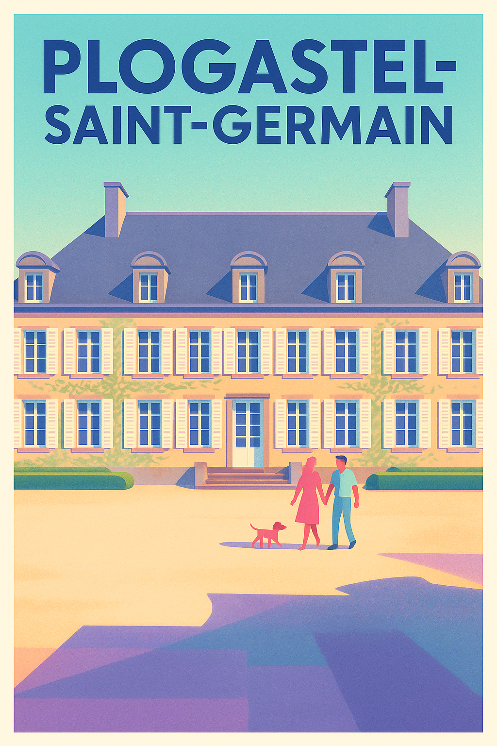 Affiche de Plogastel-Saint-Germain - Charme et douceur bretonne