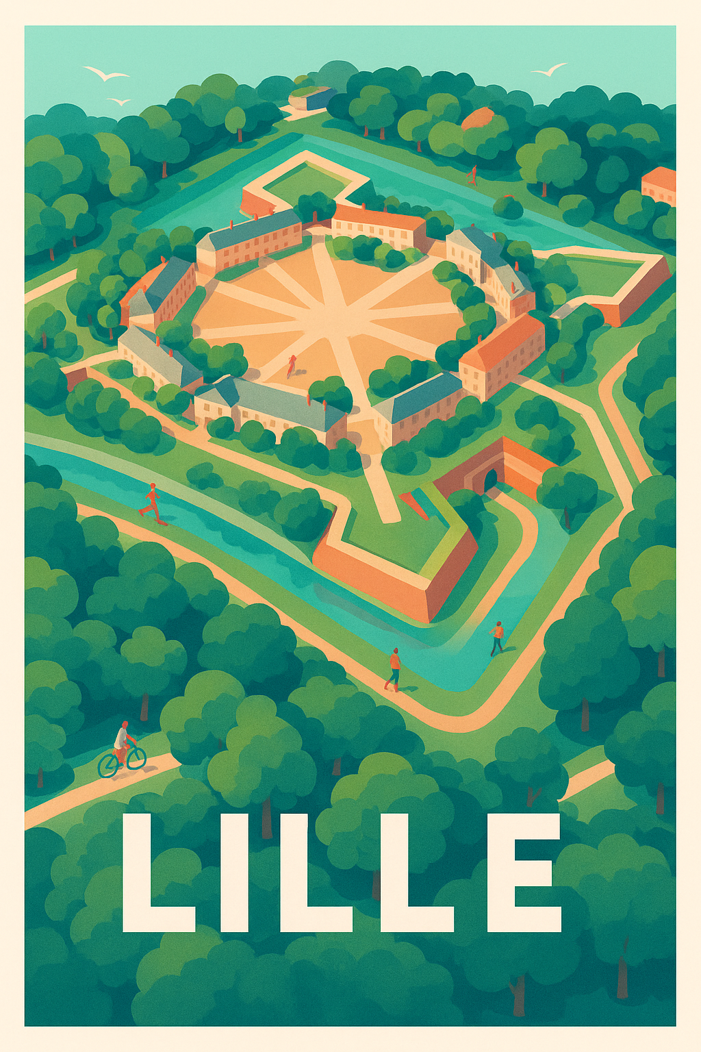 Affiche Lille - Au cœur de la citadelle