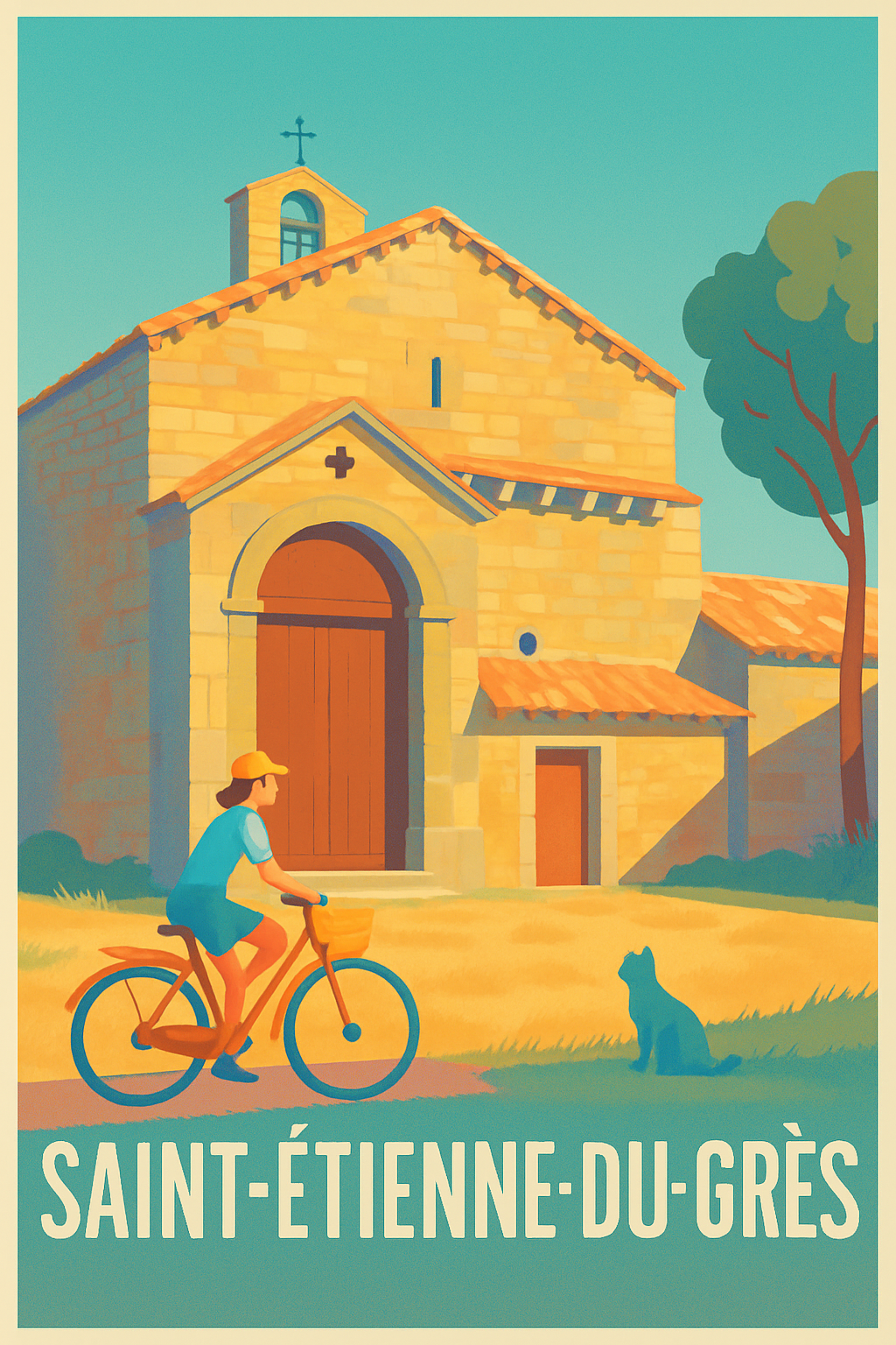 Affiche de Saint-Étienne-du-Grès - Charme Provençal et Sérénité