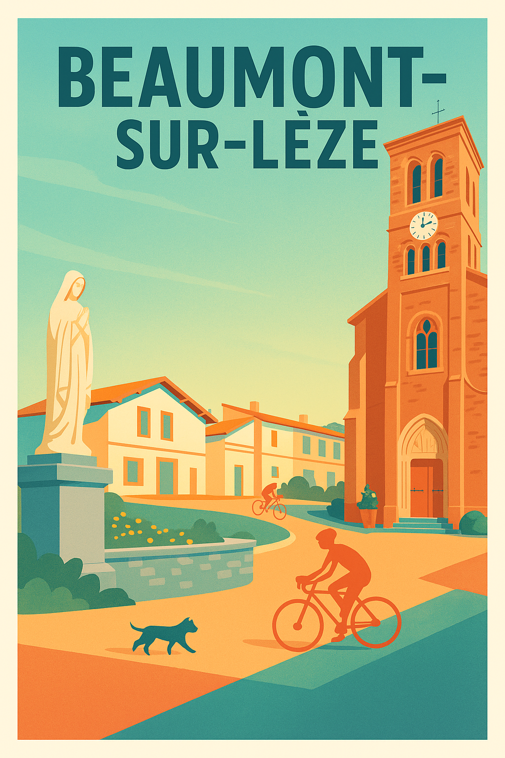 Affiche de Beaumont-sur-Lèze - Charme tranquille et douceur de vivre