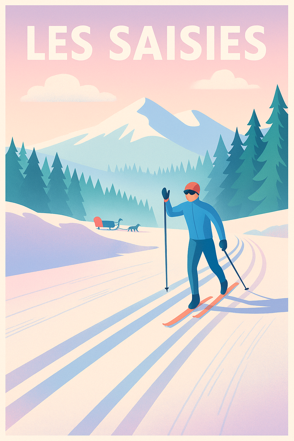 Affiche de Les Saisies - Évasion hivernale en douceur