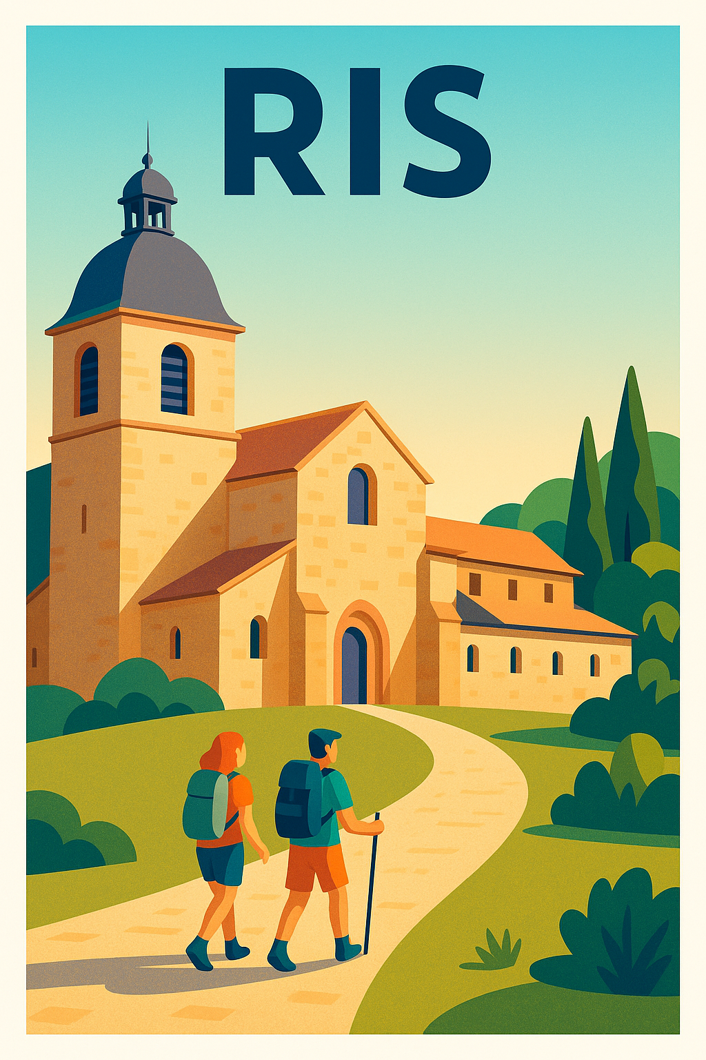 Affiche de Risque - Randonnée et patrimoine au cœur de la nature