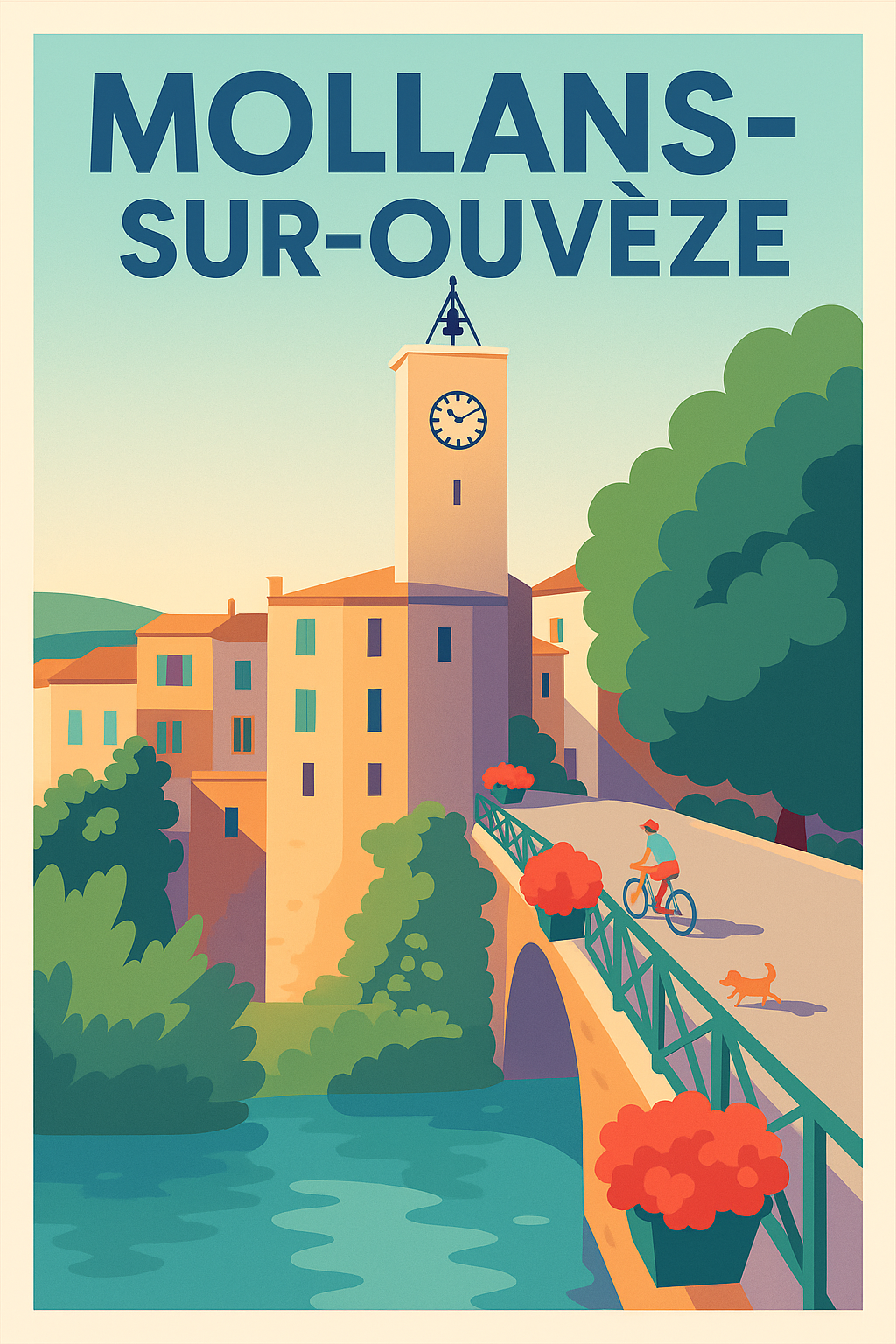 Affiche de Mollans-sur-Ouvèze - Charme et sérénité en Provence