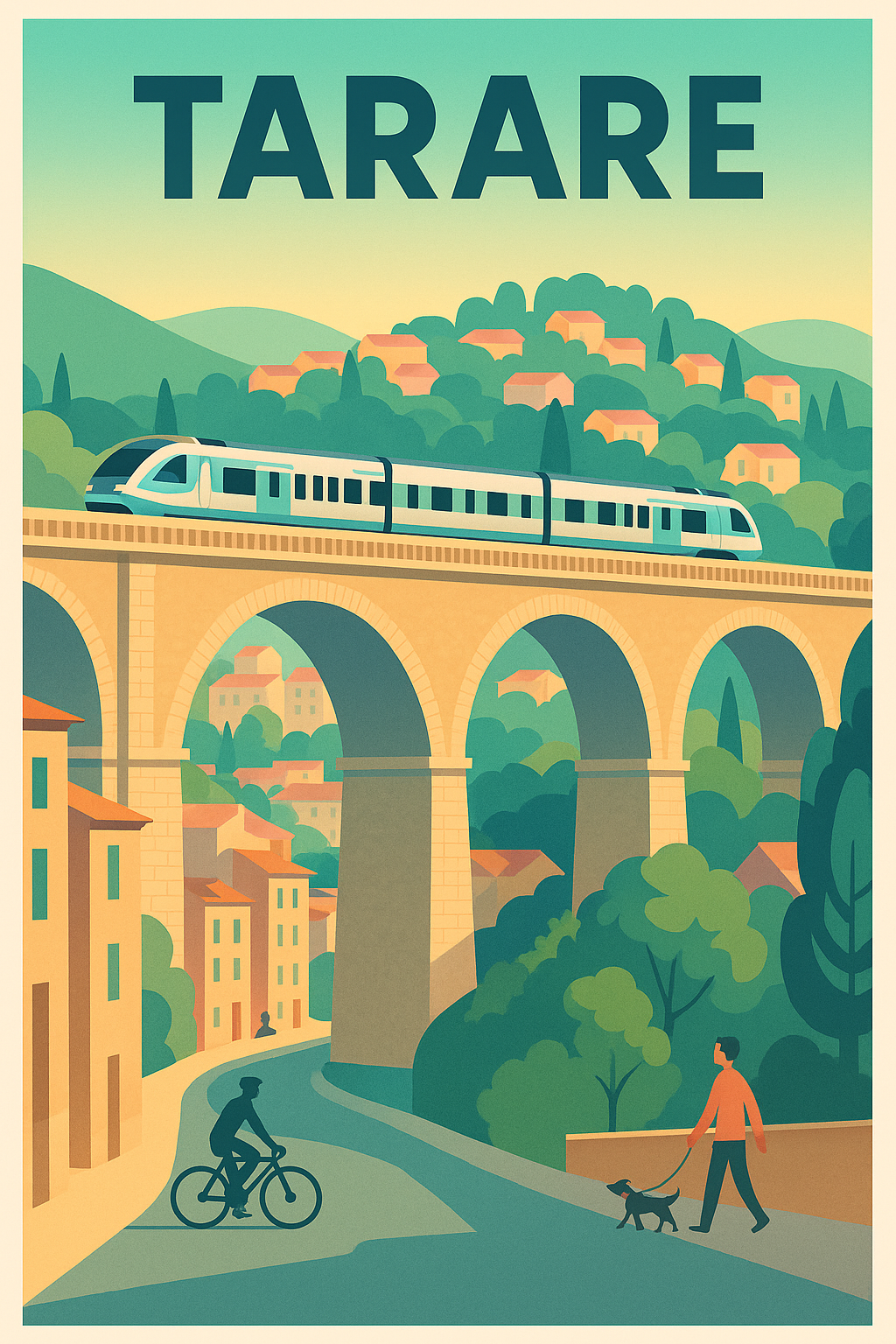 Affiche de Tarare - Voyagez au cœur d’un paysage enchanteur