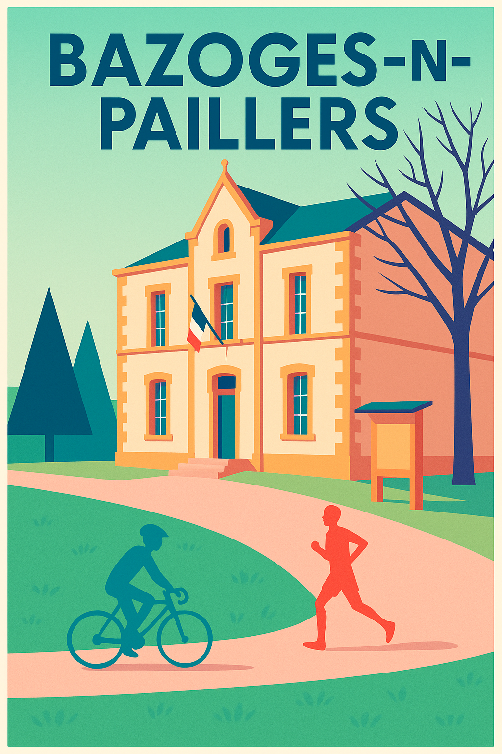 Affiche de Bazoges-en-Paillers - Charme et dynamisme au cœur de la ville