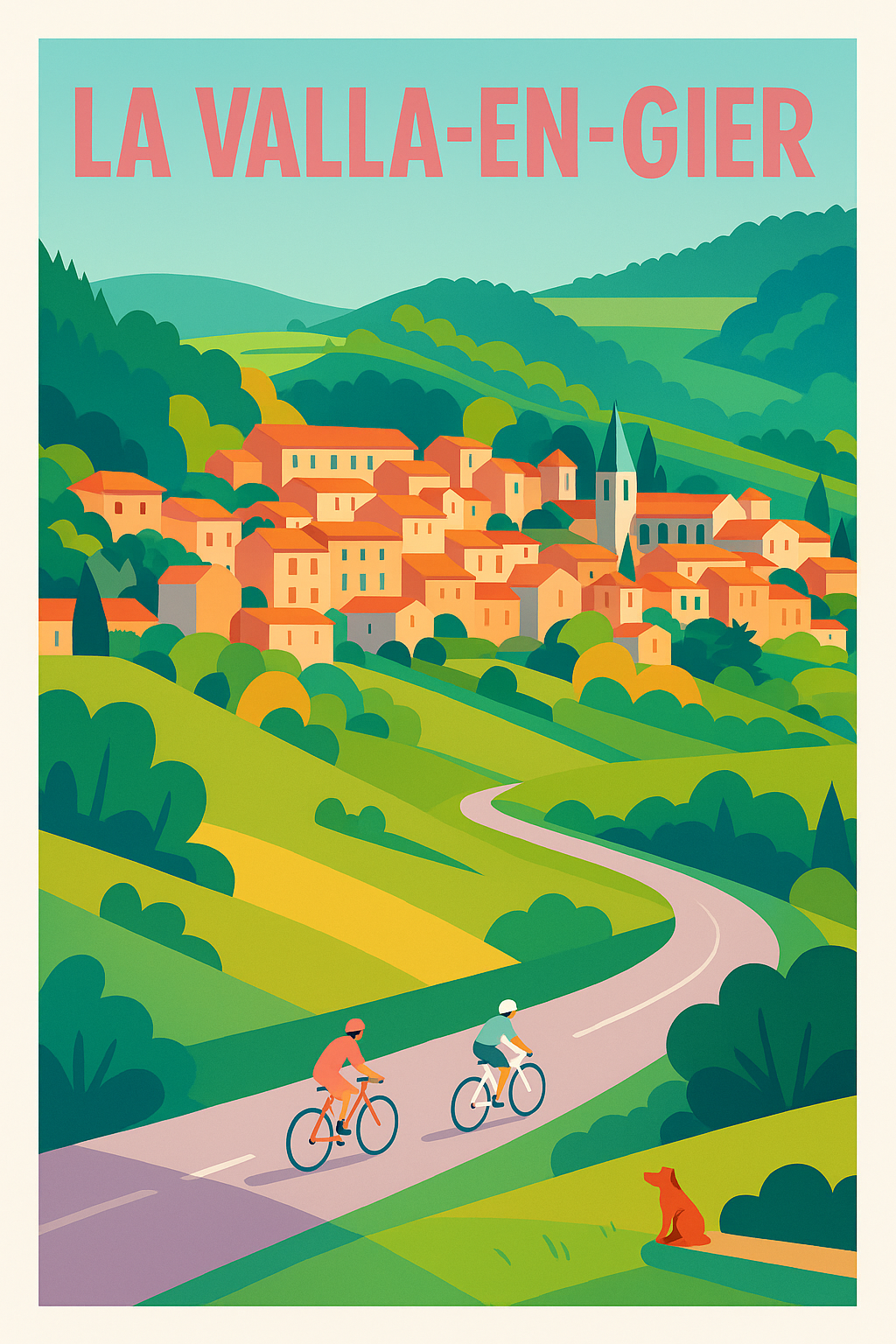 Affiche de La Valla-en-Gier - L'échappée verte au cœur des Monts du Lyonnais