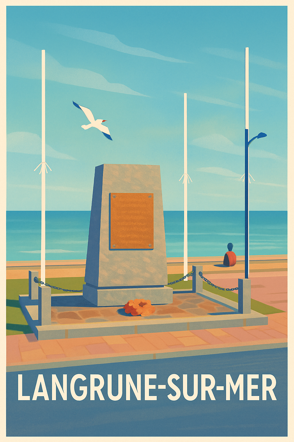 Affiche de Langrune-sur-Mer - Sérénité en bord de mer