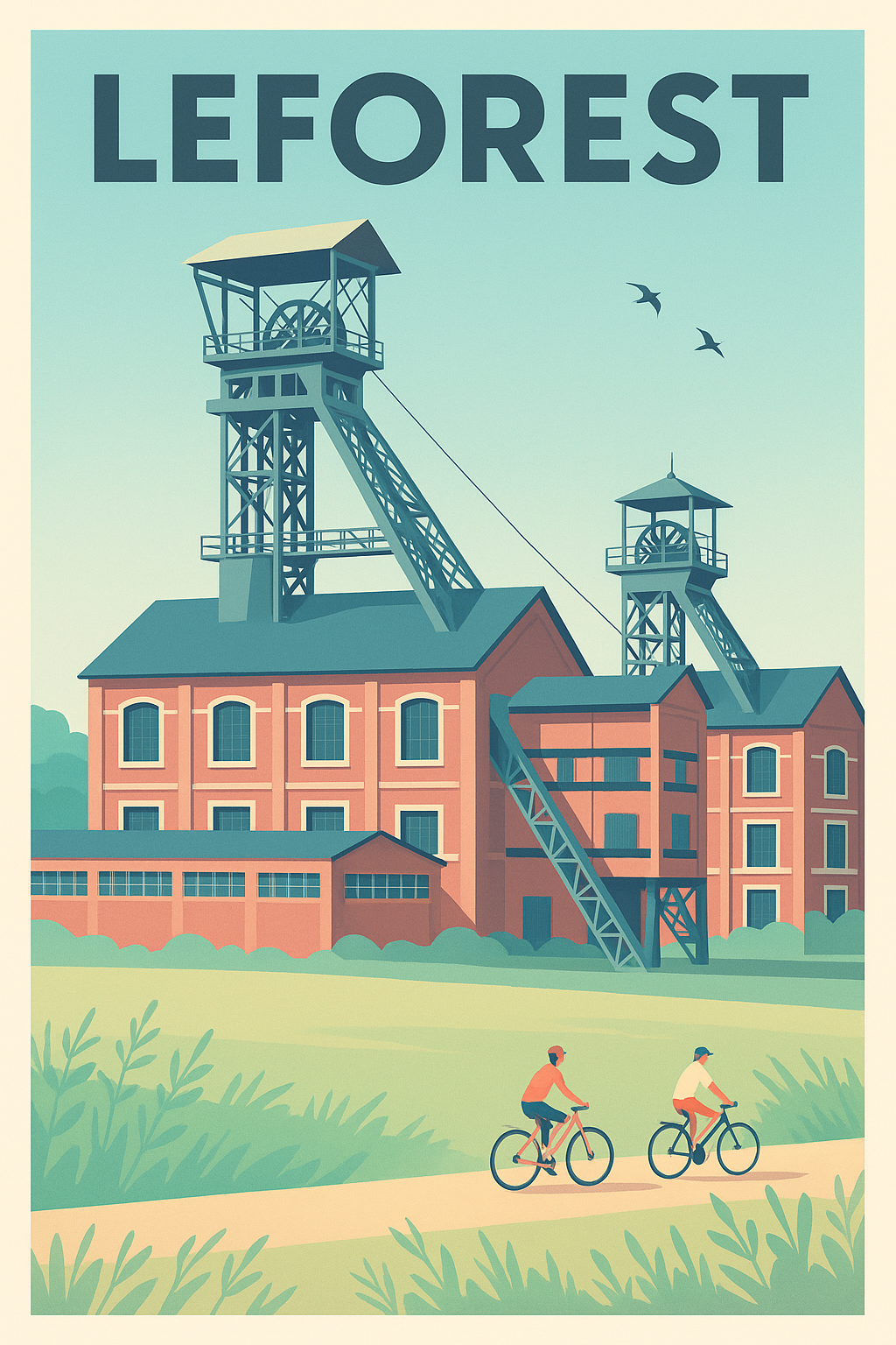 Affiche de Leforest - L'héritage minier revisité