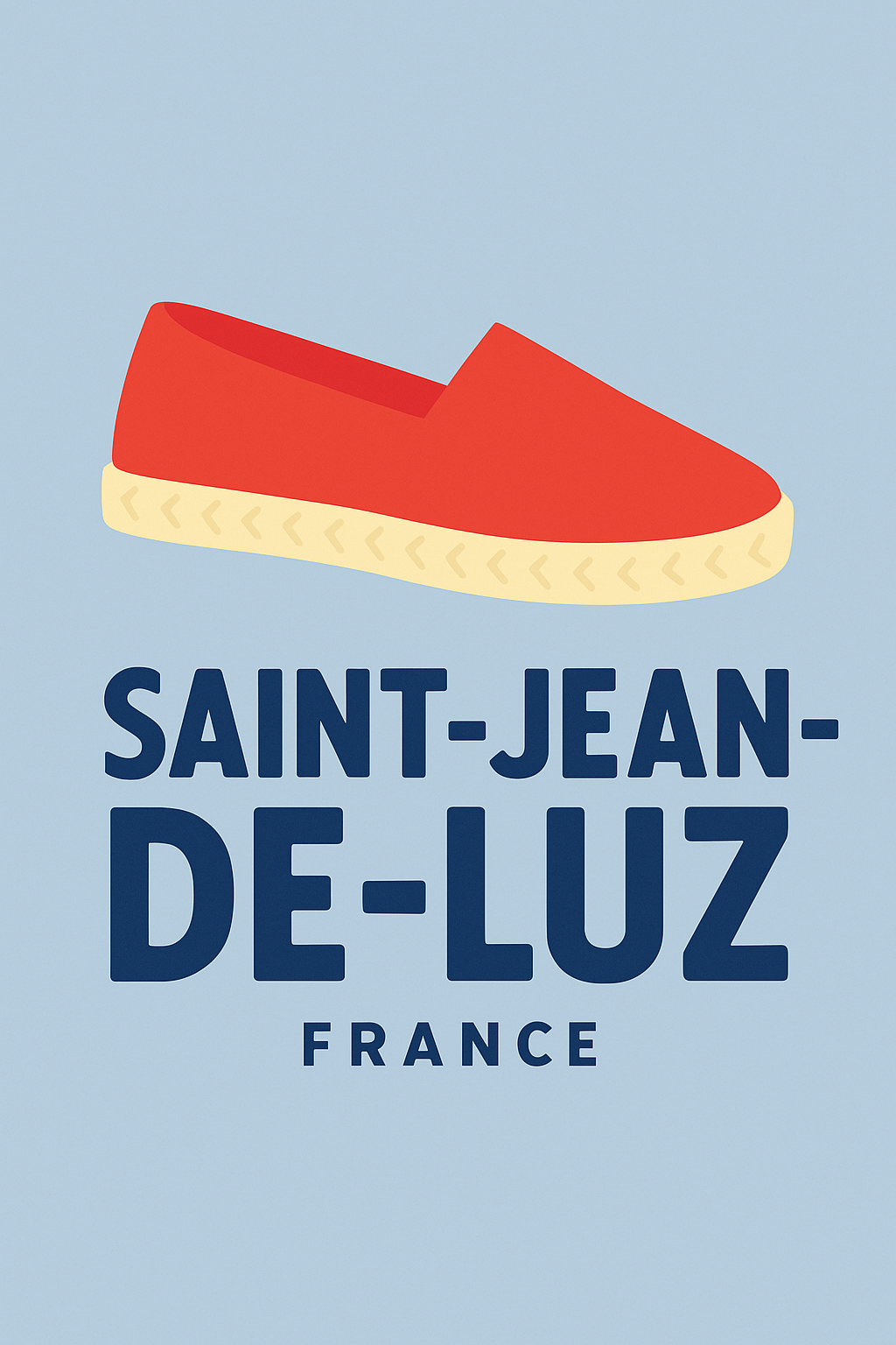 Affiche Saint-Jean-de-Luz — L'élégance basque en affiche · poster d'art de Saint-Jean-de-Luz