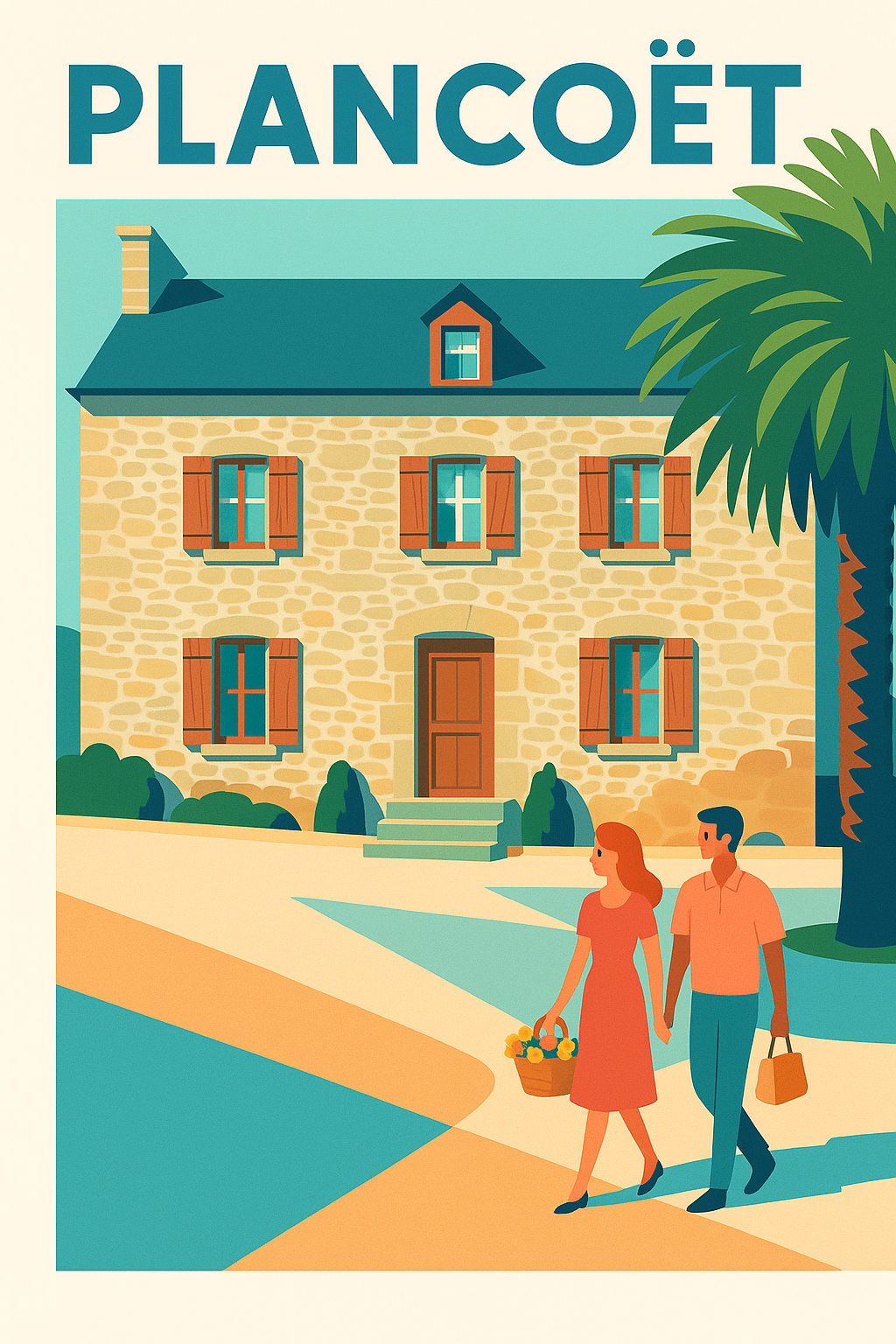 Affiche de Plancoët - Charme et douceur bretonne