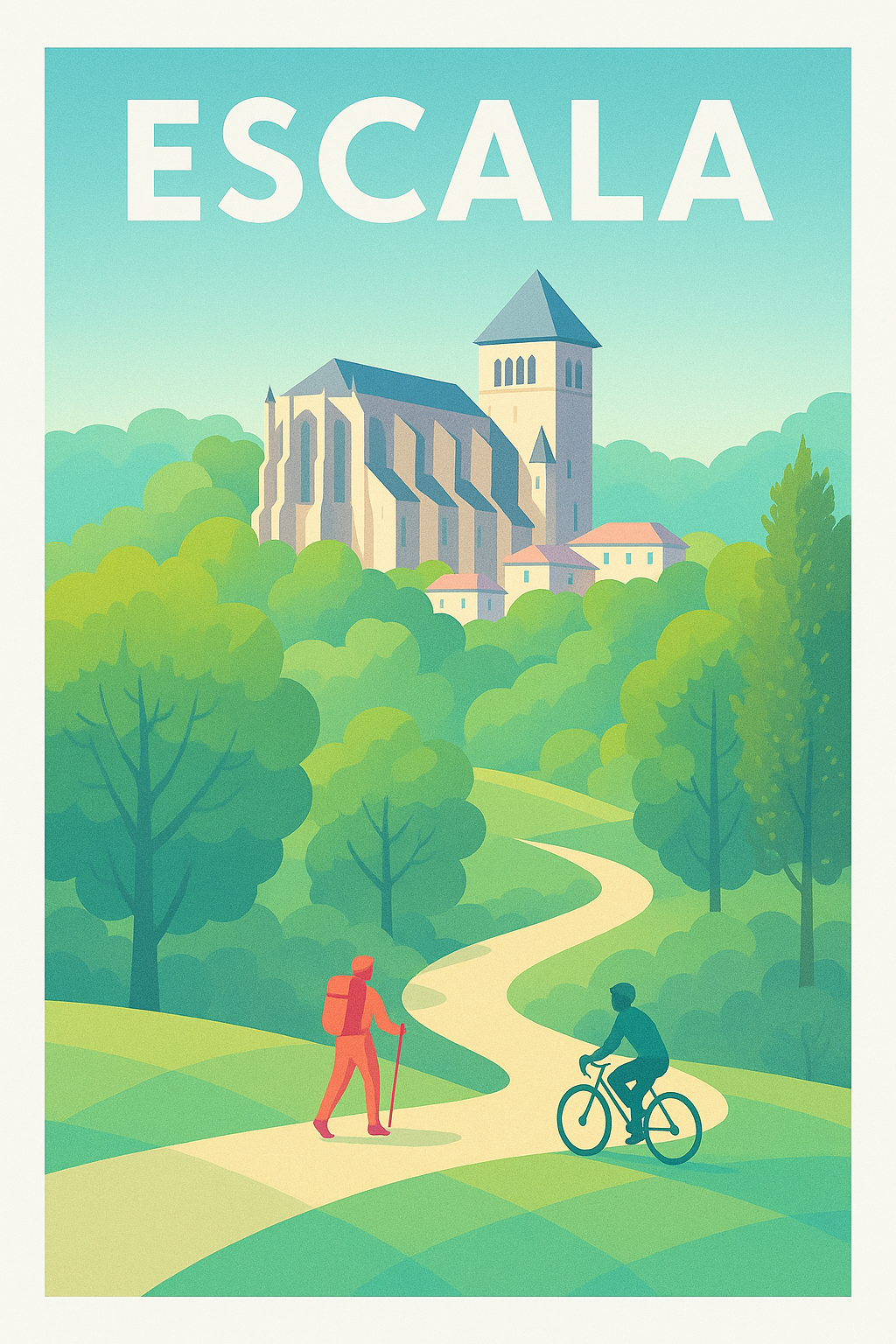 Affiche de Escala - Évasion et nature au cœur de la Catalogne