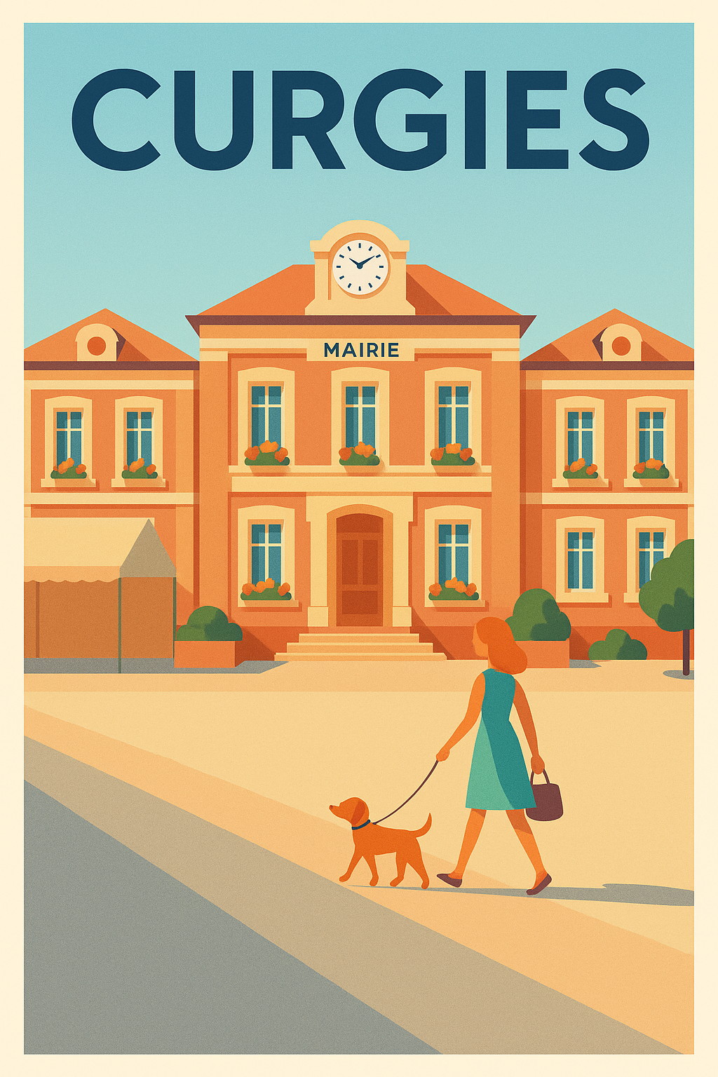Affiche de Curgies - Charme et quiétude au cœur du village