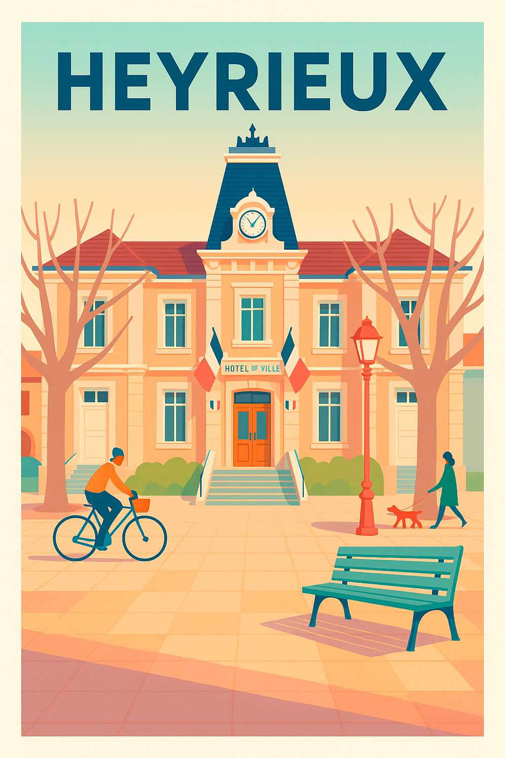 Affiche de Heyrieux - Charme et Tranquillité au Cœur de la Ville