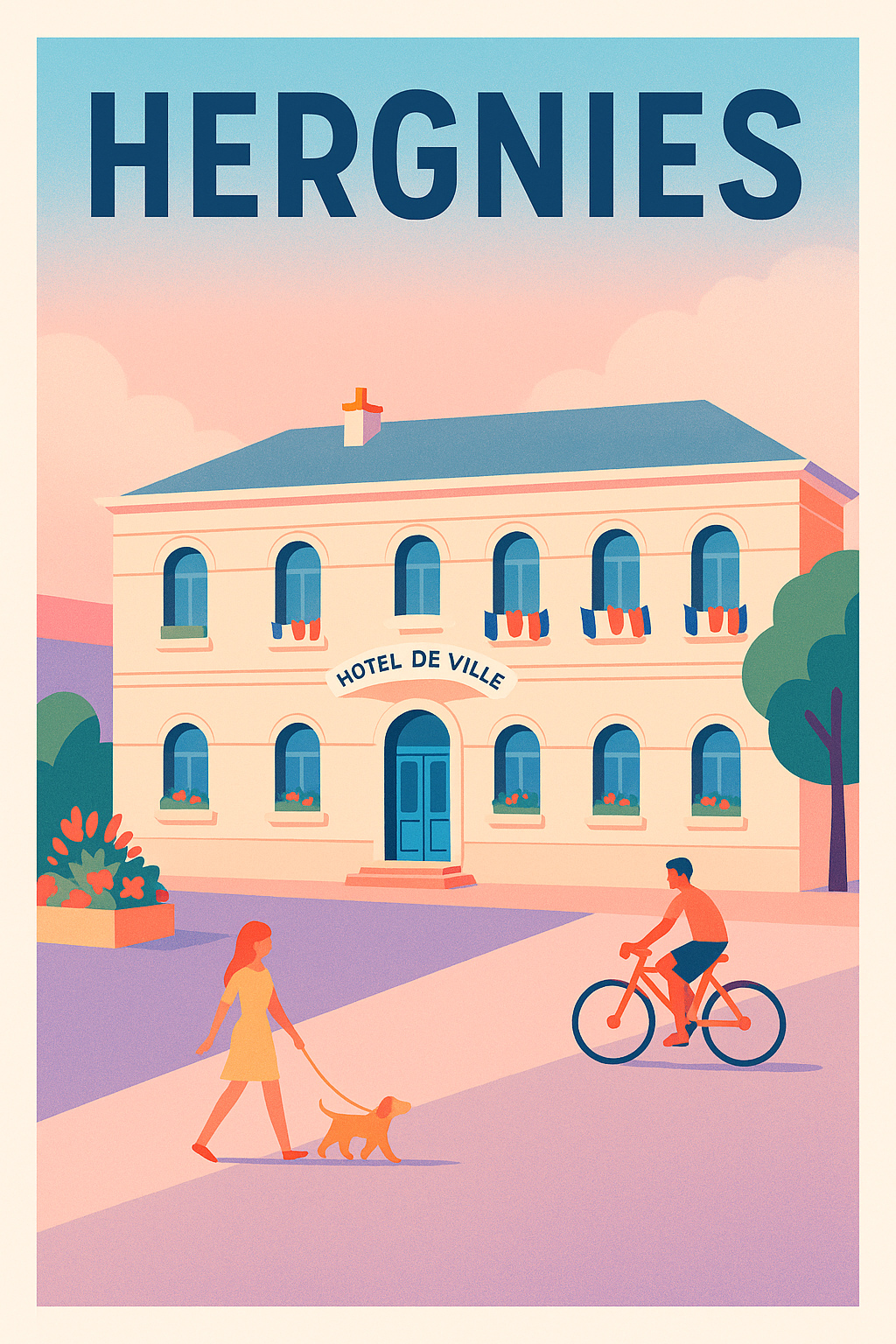 Affiche de Hergnies - Charme et douceur de la vie locale