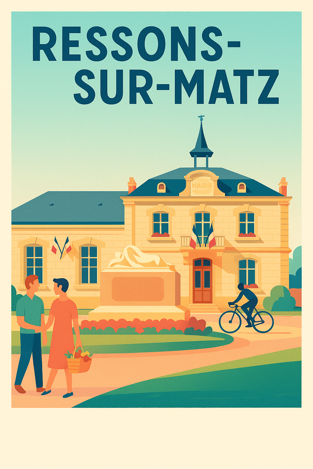 Affiche de Ressons-sur-Matz - Charme et sérénité au cœur du village