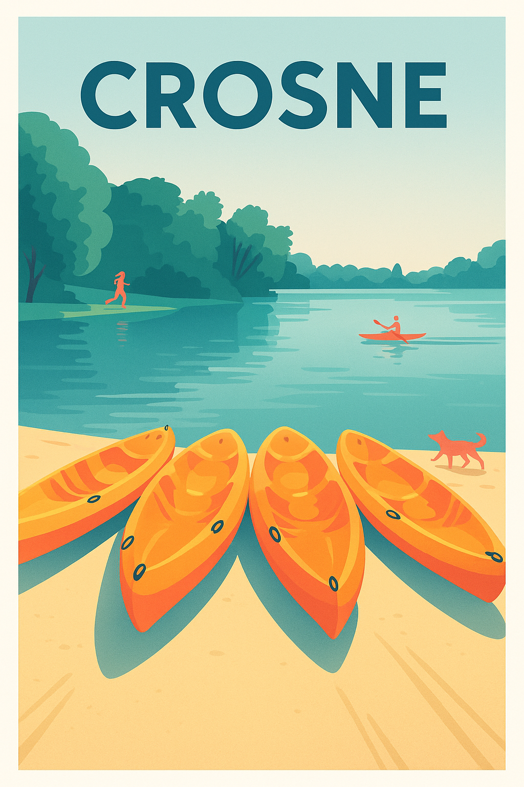 Affiche de Crosne - Escapade nature au fil de l'eau