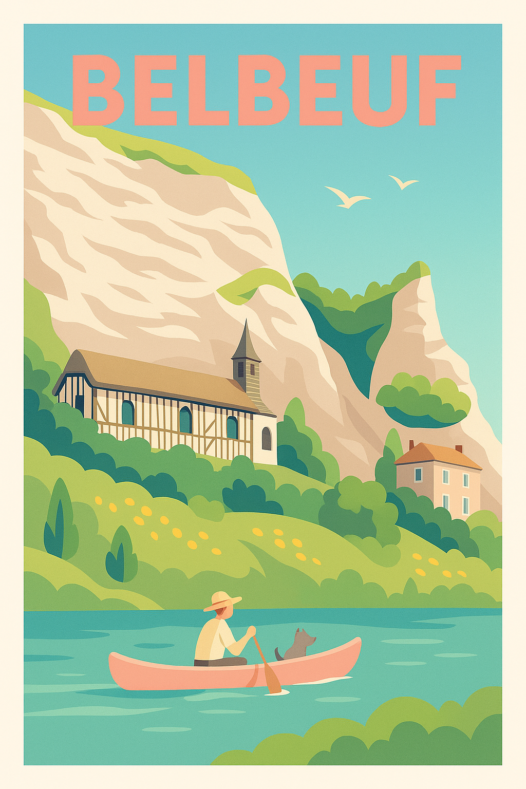 Affiche de Belbeuf - Évasion bucolique au fil de l'eau