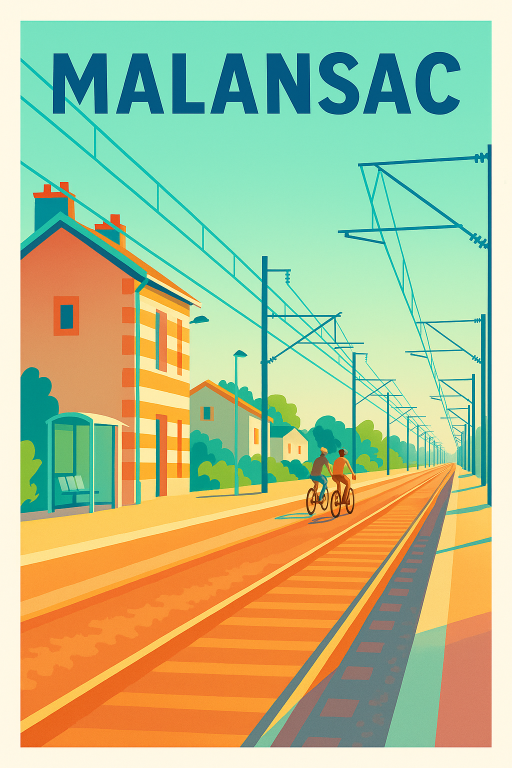 Affiche de Malansac - Une balade en douceur sur les rails du quotidien