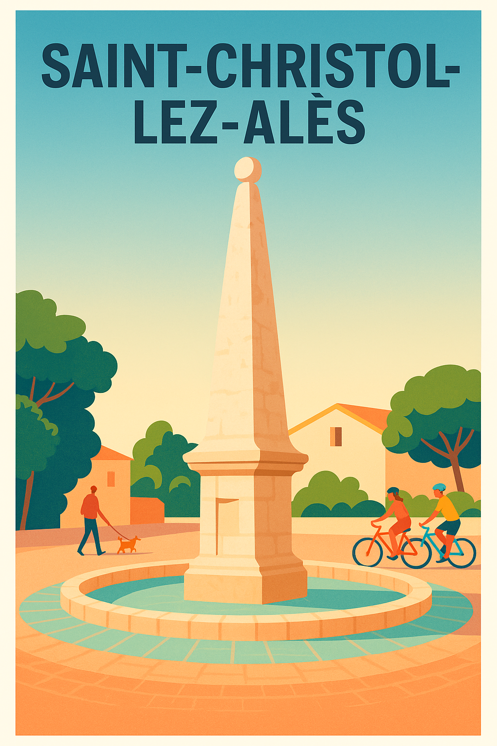 Affiche de Saint-Christol-lez-Alès - Charme et sérénité provençale