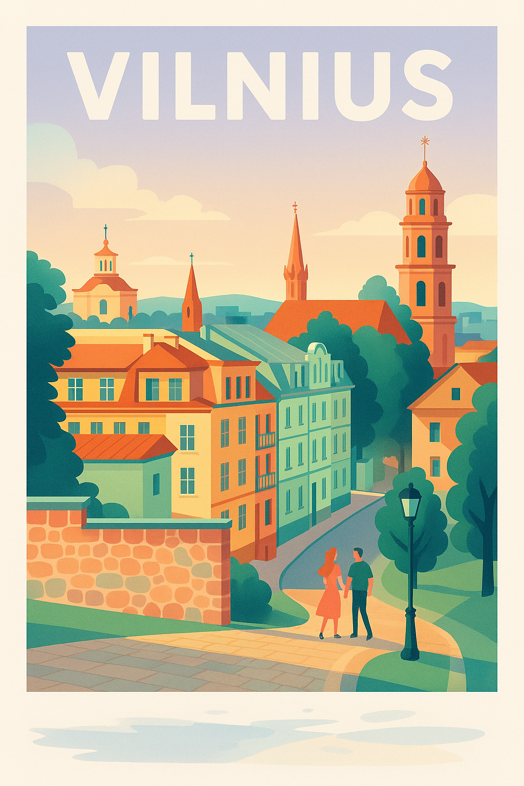 Affiche de Vilnius - Balade romantique au cœur de la vieille ville
