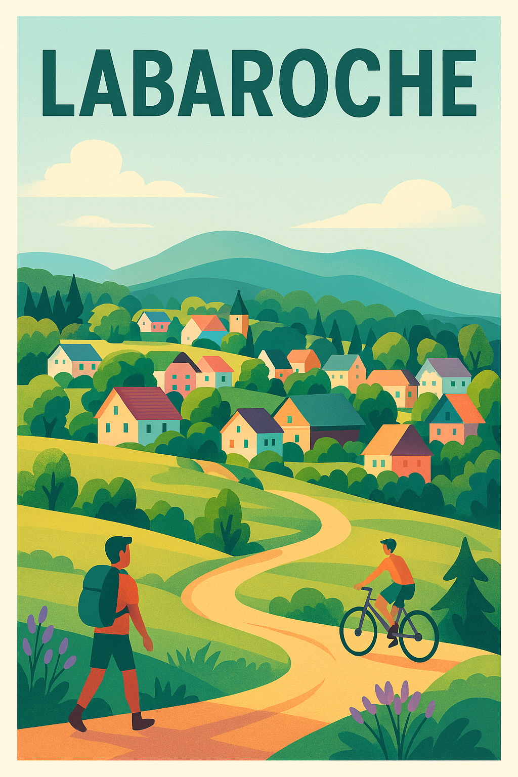 Affiche de Labaroche - L'appel des chemins bucoliques