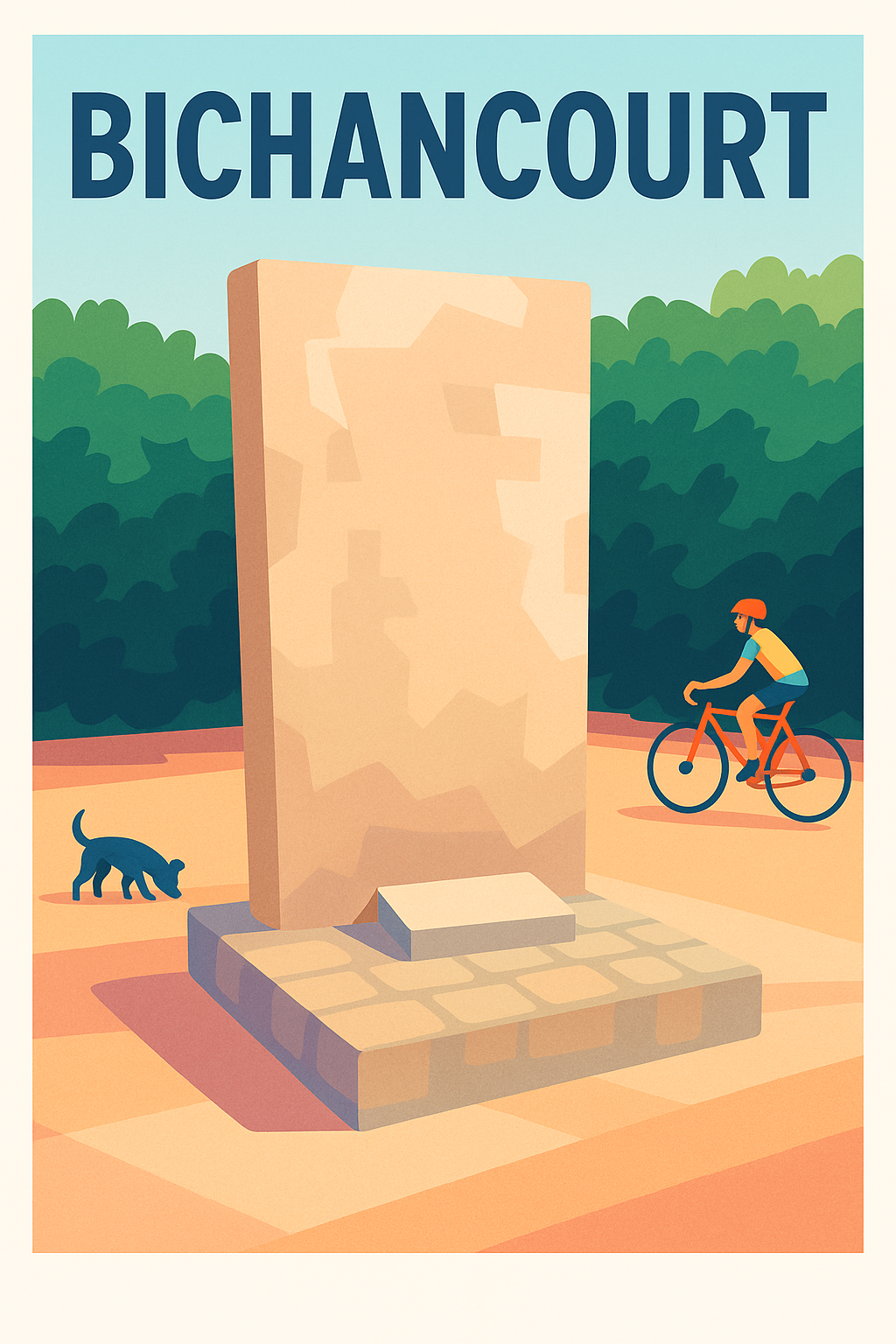 Affiche de Bichancourt - Une balade paisible entre nature et histoire
