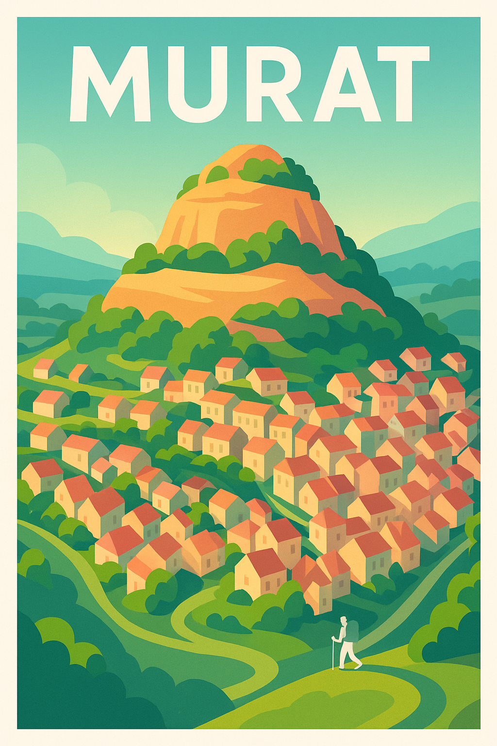 Affiche de Murat - Charme et nature au cœur du village