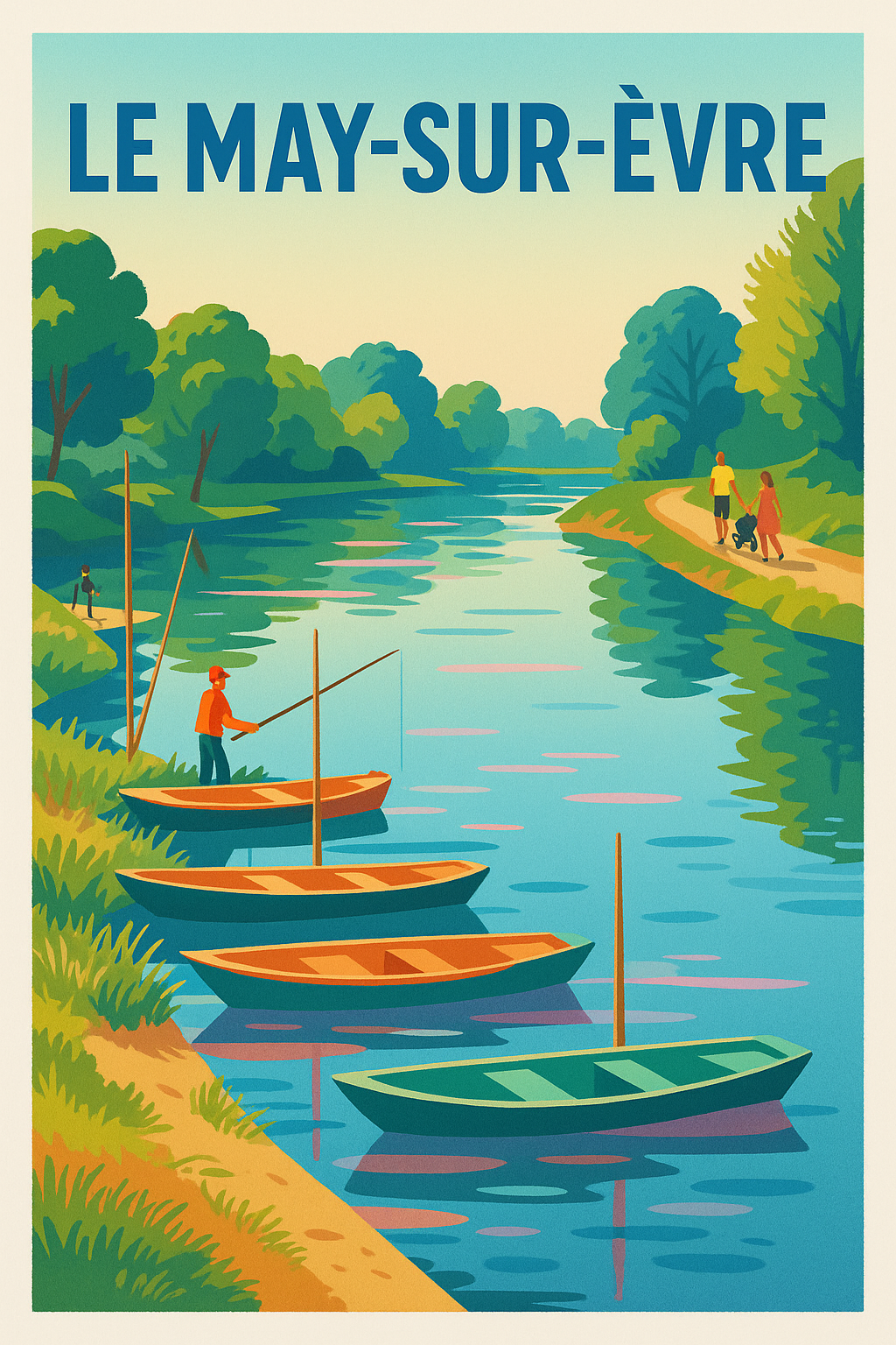 Affiche de Le May-sur-Èvre - Sérénité au fil de l'eau
