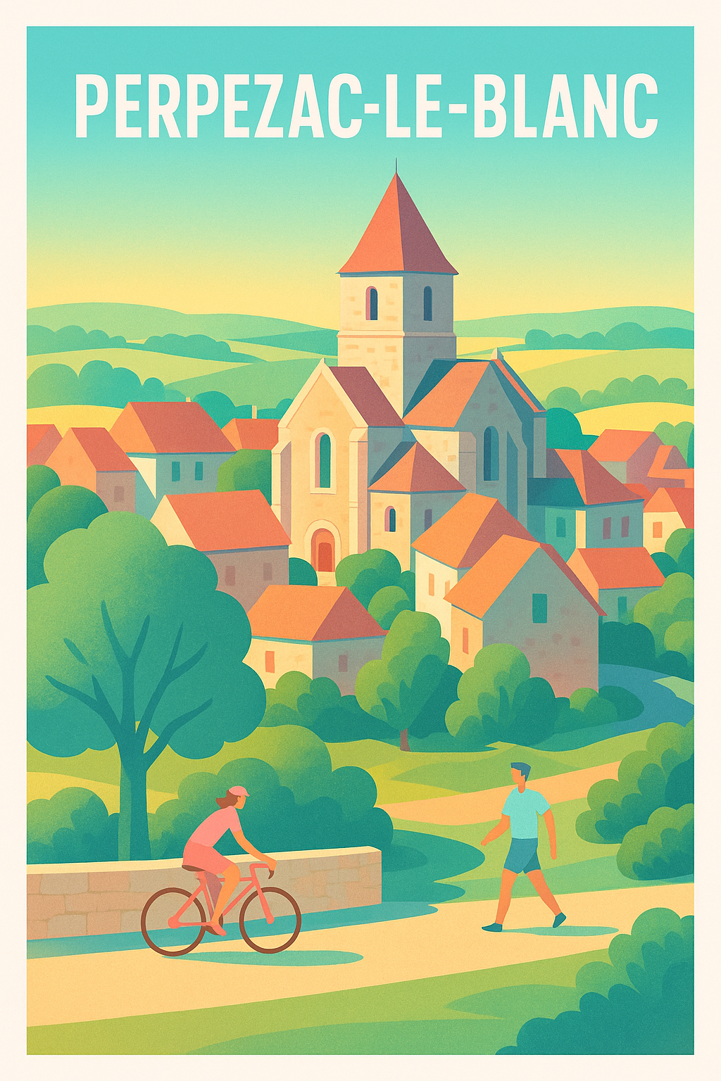 Affiche de Perpezac-le-Blanc - Charme paisible en pleine nature