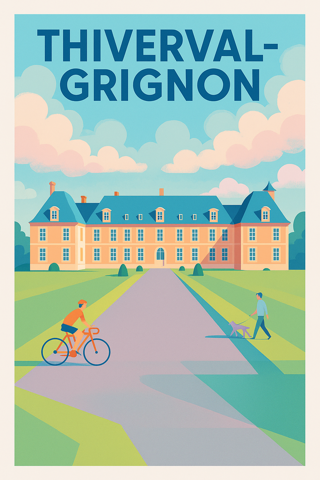 Affiche de Thiverval-Grignon - Charme et Sérénité au Château