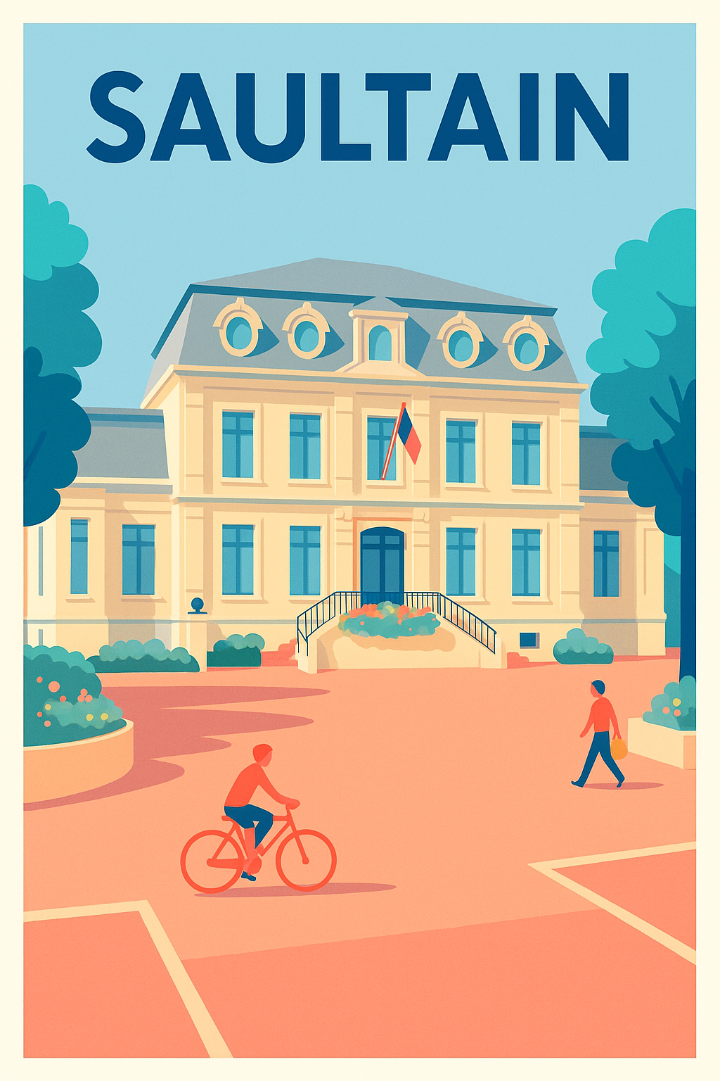 Affiche de Saultain - Charme et quiétude au cœur de la ville