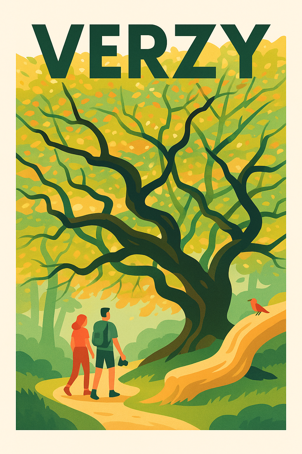 Affiche de Verzy - L'émerveillement au coeur de la nature