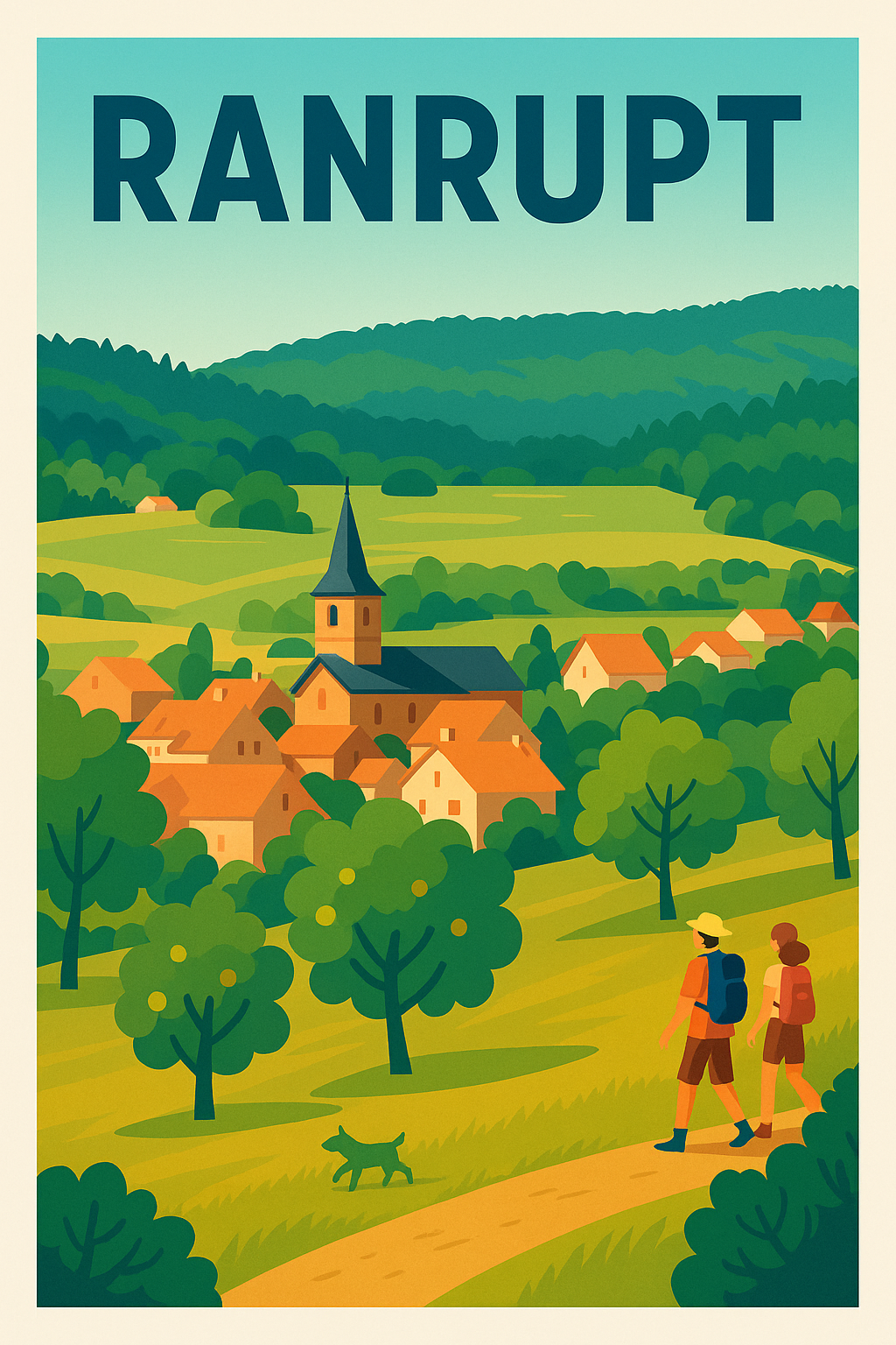 Affiche de Ranrupt - Invitation à la balade en pleine nature