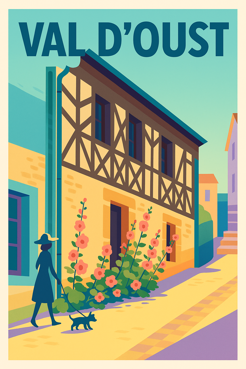 Affiche de Val d'Oust - Charme authentique et douceur de vivre