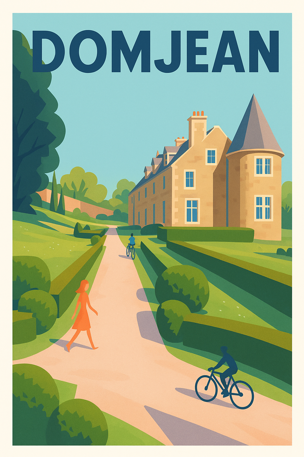 Affiche de Domjean - Promenade bucolique au cœur du patrimoine