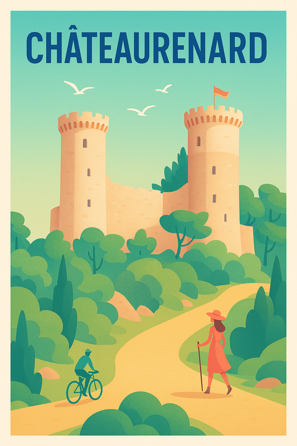 Affiche de Châteaurenard - Flâneries au château médiéval
