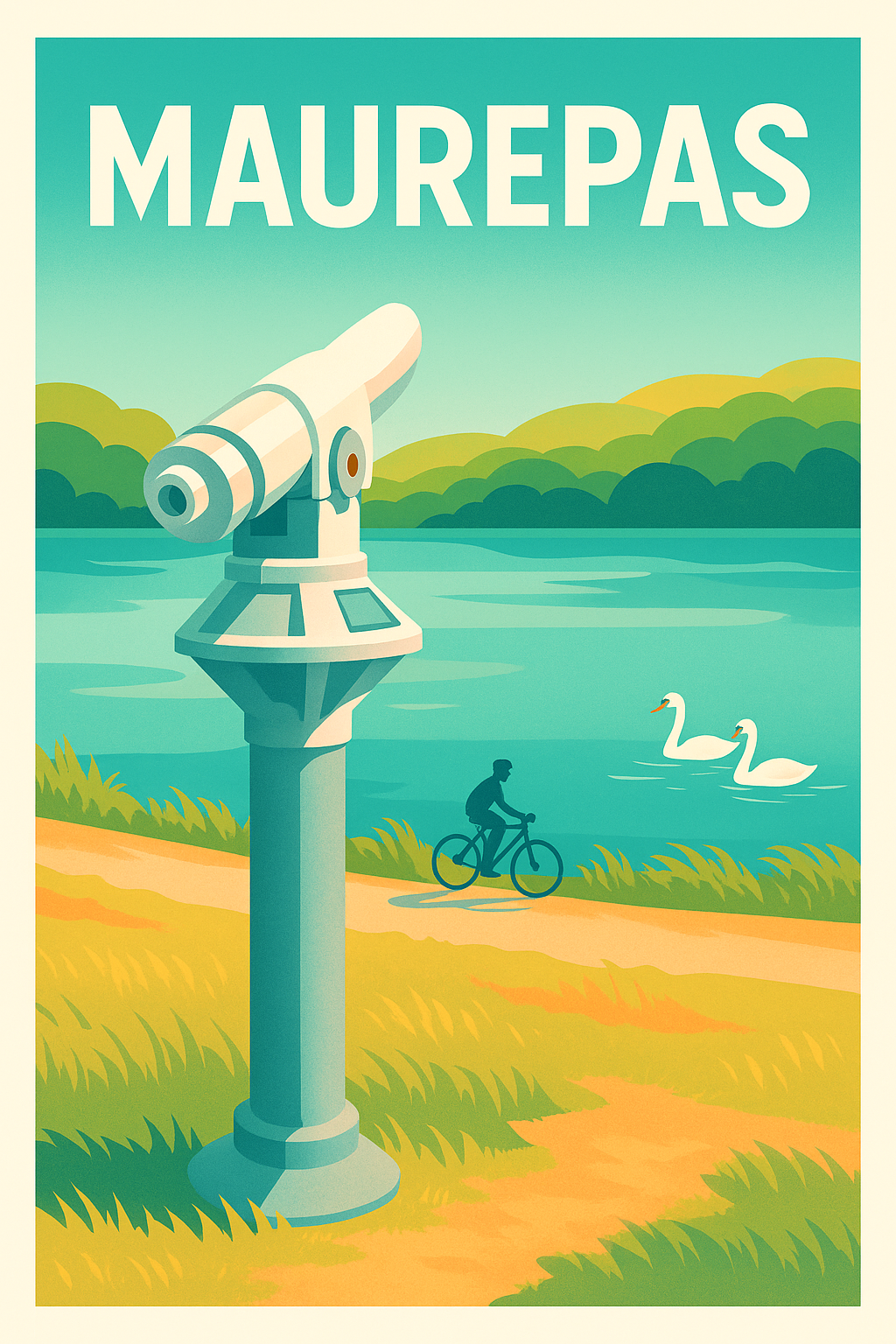 Affiche de Maurepas - Découvrez la sérénité au fil de l'eau