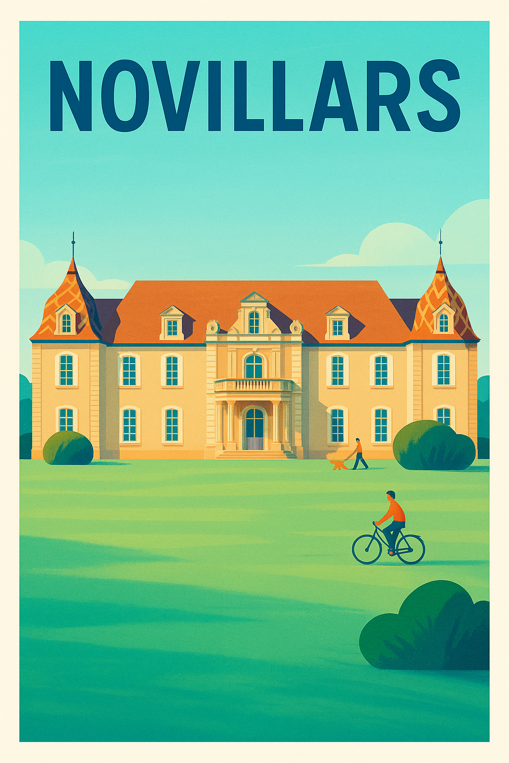 Affiche de Novillars - Élégance et sérénité en Doubs