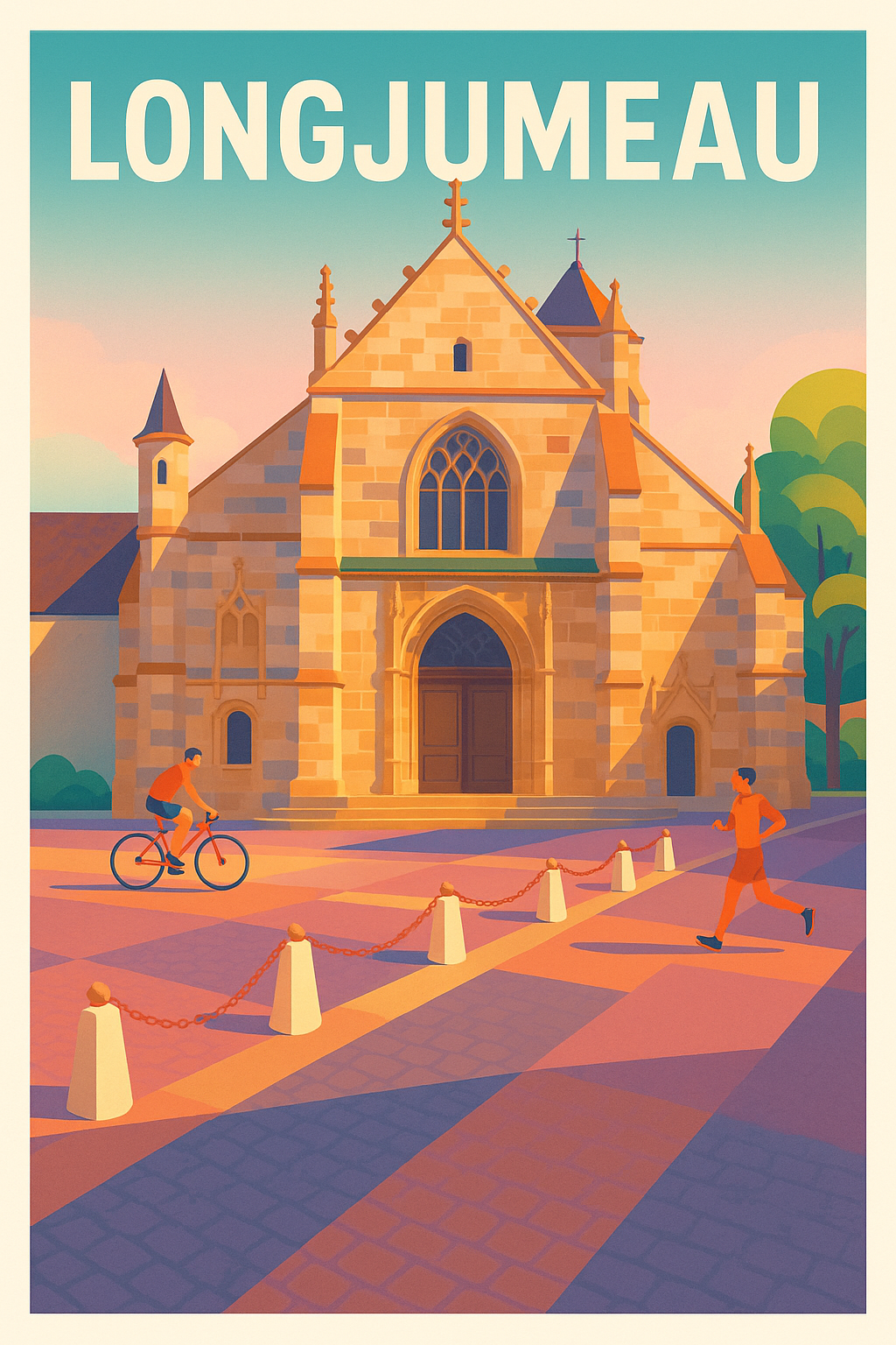 Affiche de Longjumeau - Sérénité au cœur de la ville