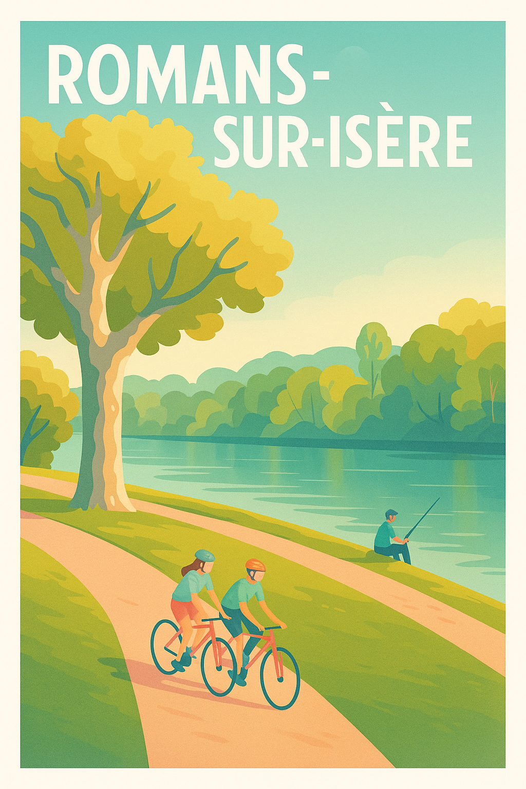 Affiche de Romans-sur-Isère - Balade au fil de l'eau