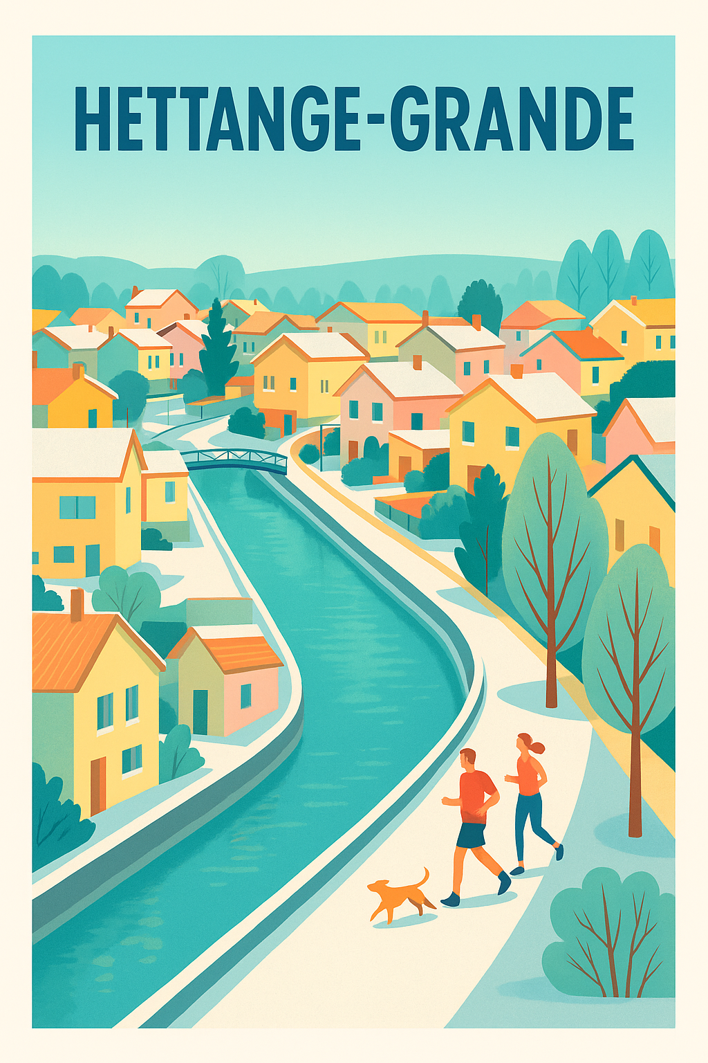 Affiche de Hettange-Grande - Charme bucolique au fil de l'eau